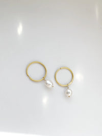 Pearl hoops