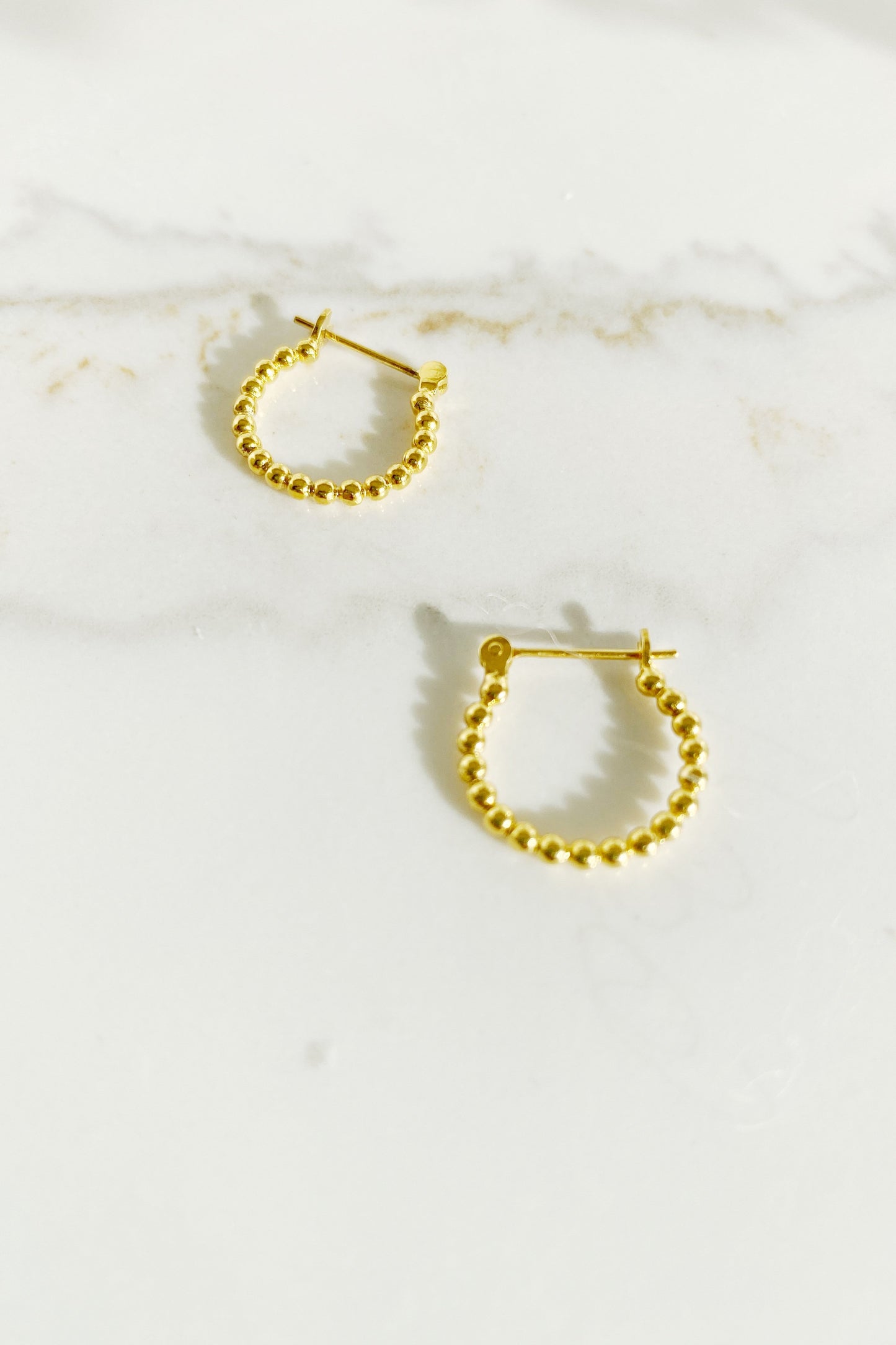 Small Bobble Hoop earrings